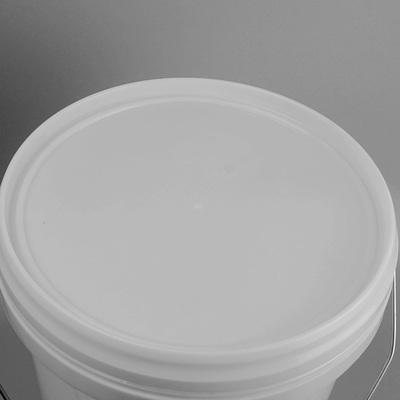 Weißer runder Plastikeimer FDA bestätigte die Kapazität Depand auf der Kundennachfrage