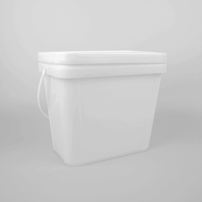 Schlagzähigkeits-Quadrat-Plastikeimer mit Griff