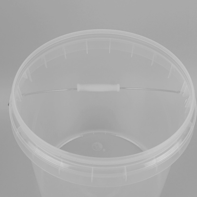 25*23*27cm transparenter Plastikplastikeimer eimer-10L mit Deckel