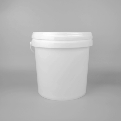 Kundengebundener transparenter Plastikeimer mit Deckel-Runde 8L 10L