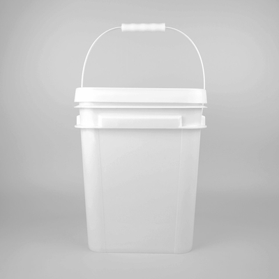 Quadrat-rote Pail Food Grade Pp Large-Plastikeimer 5 Gallonen-20L mit Deckel