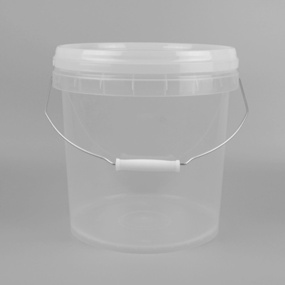 25*23*27cm transparenter Plastikplastikeimer eimer-10L mit Deckel
