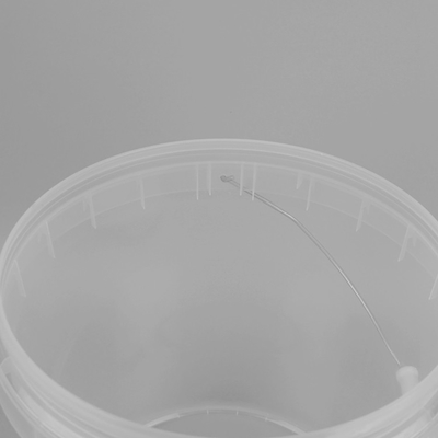 transparenter Plastikeimer 18L ringsum das Plastikfaß besonders angefertigt
