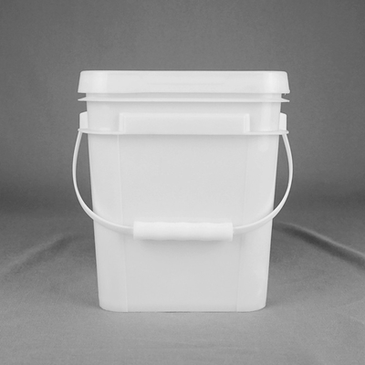 Chemikalienbeständige weiße quadratische Plastikbehälter mit IML-Druck für dauerhafte Lagermöglichkeiten