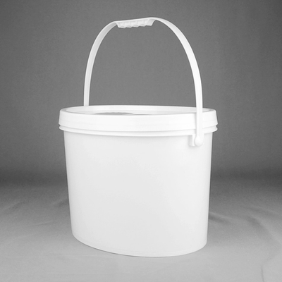 leeren ovaler Plastikeimer 20L die 5 Gallonen-Eimer mit Deckel-Siebdruck