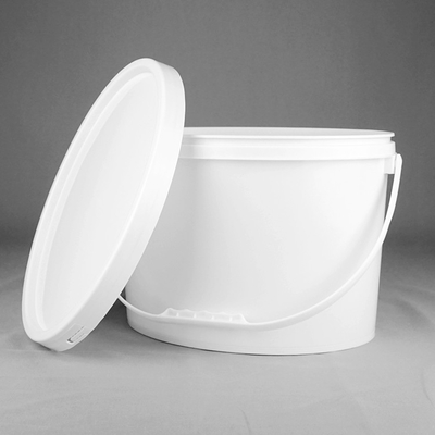 leeren ovaler Plastikeimer 20L die 5 Gallonen-Eimer mit Deckel-Siebdruck