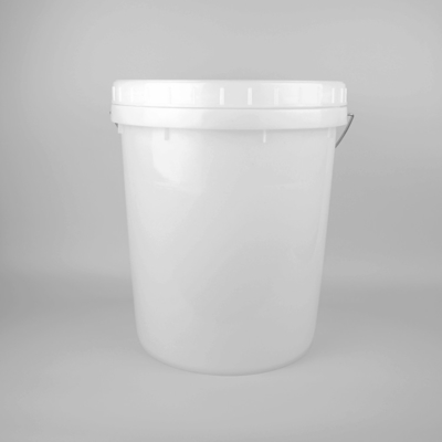 Kleiner pp. transparenter Plastikeimer des Nahrungsmittelgrad-mit Griff und Deckel