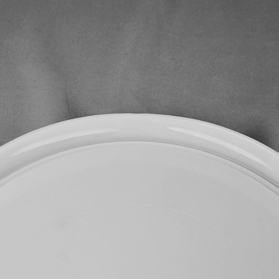 Runder weißer Plastikeimer des Farbeimer-25L