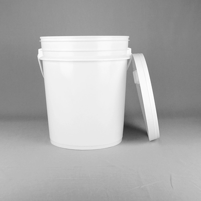 28*26*34cm 18L Plastikfarbe Pail Round Paint Bucket Durable mit Deckel-und Griff-Werkzeug