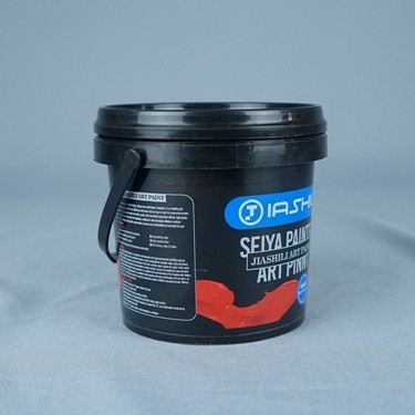 33oz 1 Liter-klare Plastikeimer mit Deckel-Siebdruck