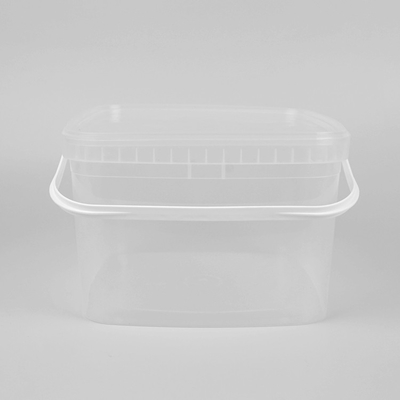 20cm klare Plastikeis-Eimer