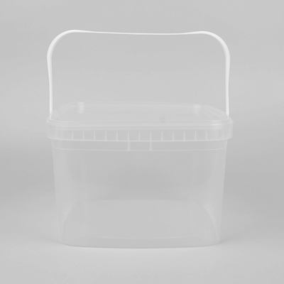 20cm klare Plastikeis-Eimer