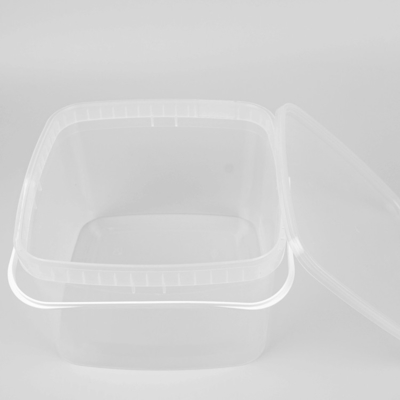 20cm klare Plastikeis-Eimer