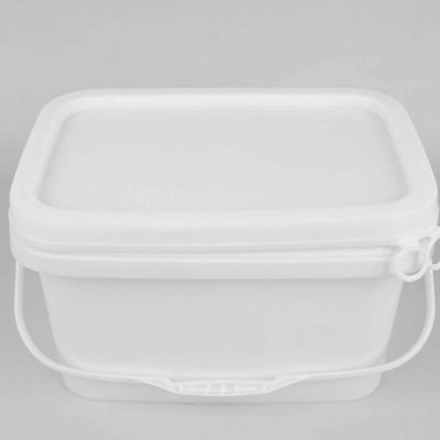 5L pp. bearbeiten Lagerung, weißen quadratischen Plastik zu schöpfen schöpft rechteckiges