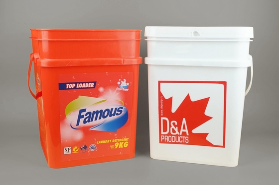 25*17*15.8cm klarer Nahrungsmittelgrad-quadratischer Plastikeimer mit SGS-Zustimmung